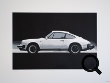 Wolf Gast - Edelweiß - Siebdruck - Fotovorlage René Staud