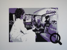 Wolf Gast - don’t drink and drive - Siebdruck - Fotovorlage Mercedes-Benz Archiv