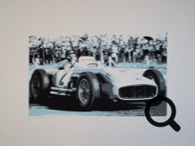 Wolf Gast - GP Argentinien 1955 - Fotovorlage Mercedes-Benz Archiv
