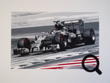 Wolf Gast - Lucky Number 6 - Siebdruck