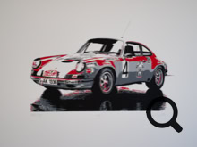 Monte Rouge - Siebdruck - Fotovorlage René Staud