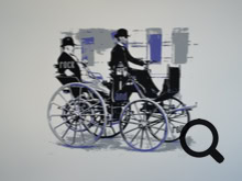 Wolf Gast - rock and roll - Siebdruck - Fotovorlage Mercedes-Benz Archiv