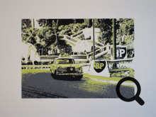 Wolf Gast - Monte Carlo 1963 - Siebdruck - Fotovorlage Mercedes-Benz Archiv