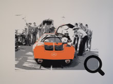 Wolf Gast - C111 Monza 1976 - Siebdruck - Fotovorlage Mercedes-Benz Archiv